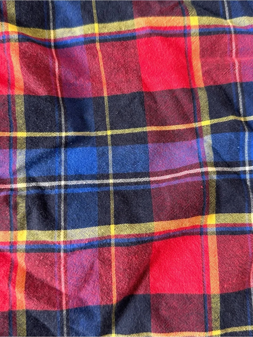 CINCH Miller Style Heavy Cotton Holiday Plaid Button Shirt Men 2XL Western VTG